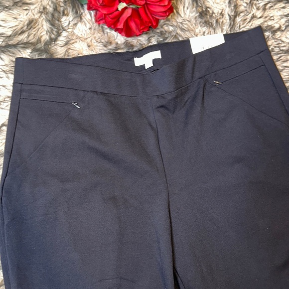 boutique + Pants - Jcpenny Boutique Pull-up Black Pants Sz 20 Zipper Pockets